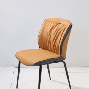 GHẾ ĂN - GHẾ CAFE NỆM DA CHÂN SẮT VN-GA0112