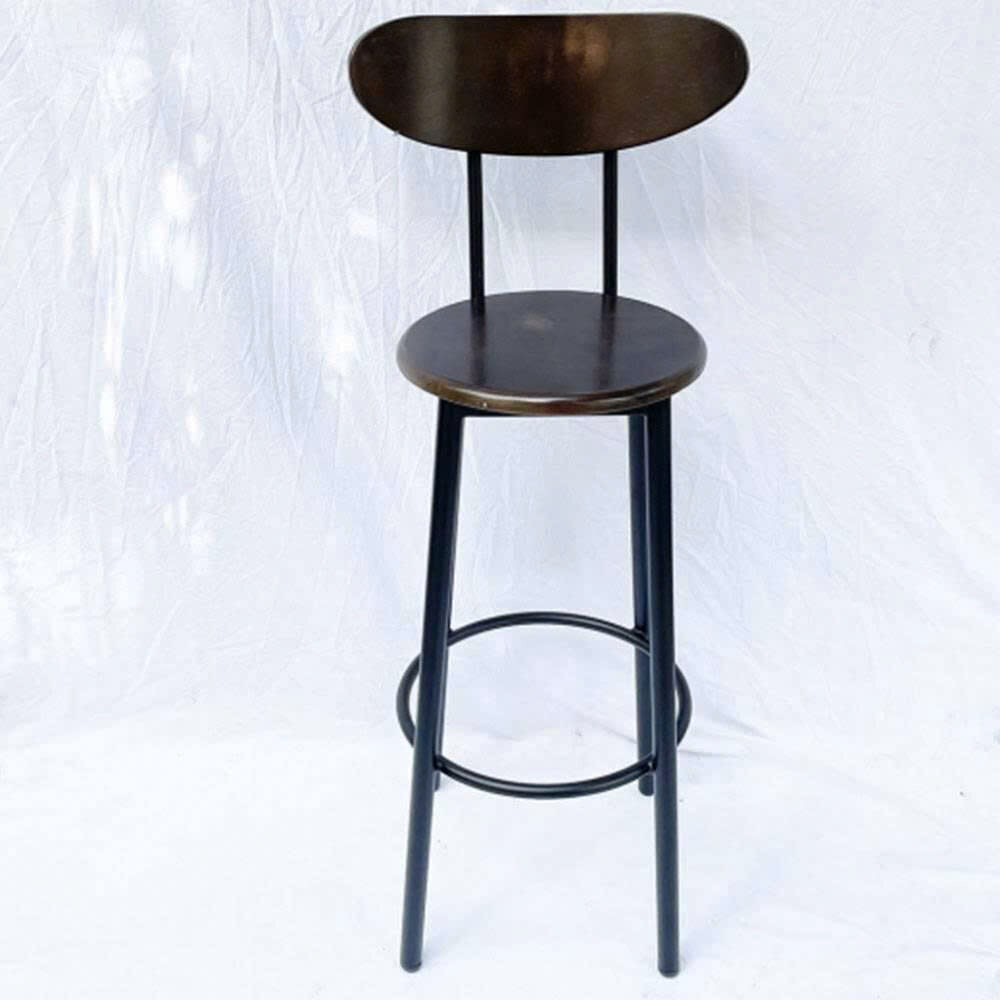 Ghế quầy bar chân sắt mặt gỗ có tựa VN-GB053 9 Ghế quầy bar chân sắt mặt gỗ có tựa VN-GB053 - Ảnh 7