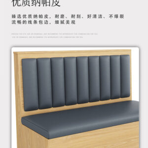 Ghế băng dài có nệm khung gỗ GBD-08