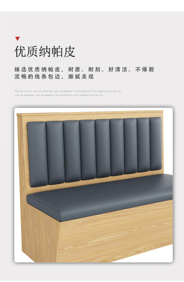 Ghế băng dài có nệm khung gỗ GBD-08