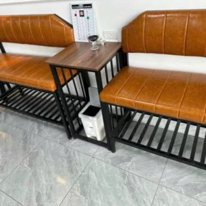 Alternative view of Ghế băng dài có nệm khung sắt GBD-06