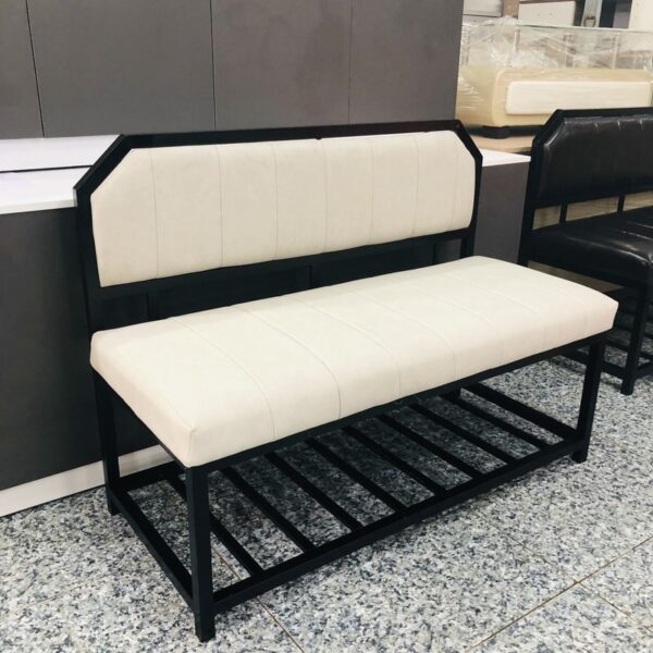 Ghế băng dài có nệm khung sắt GBD-06