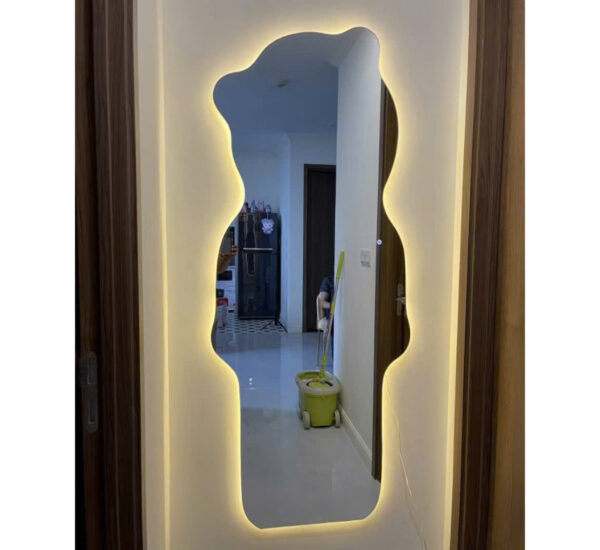 Gương Soi Toàn Thân Hình Gấu Đèn Led Cao Cấp VN-GS015