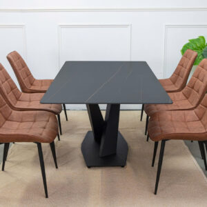 Alternative view of Ghế ăn bọc da cao cấp VN-GA191