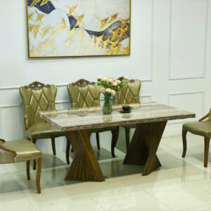 Alternative view of Ghế Ăn Tân Cổ Điển Cao Cấp Khung Sồi Bọc Da Nhập Khẩu GA-AK045