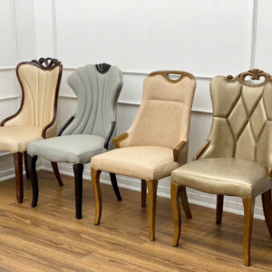 Ghế Ăn Tân Cổ Điển Cao Cấp Khung Sồi Bọc Da Nhập Khẩu GA-AK045