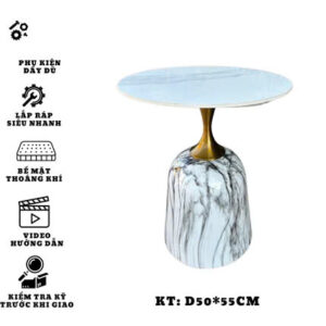 Bàn Trà - Bàn Tab Trang Trí Mặt Đá AK-AM125