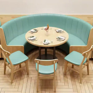 Alternative view of Ghế băng dài có nệm khung gỗ GBD-03