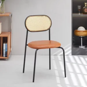 Ghế ăn ghế cafe chân sắt ngồi nệm PV-CS12HLM