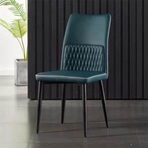 Ghế ăn nệm bọc da chân sắt sơn tĩnh điện AK-LAVIA