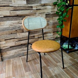 Alternative view of Ghế ăn ghế cafe chân sắt ngồi nệm PV-CS12HLM