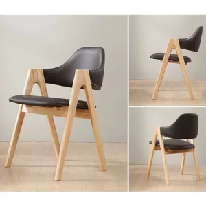 Alternative view of Ghế ăn gỗ cao su GA-Compass