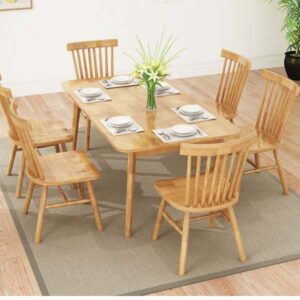 Ghế ăn nan gỗ tự nhiên GA-NAN