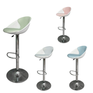 GHẾ BAR CAFE PV-676TT MẶT GHẾ NHỰA KẾT HỢP NỆM BỌC VẢI NỈ