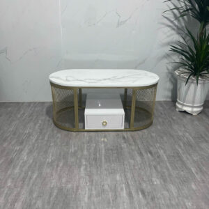 Bàn trà Oval mặt gỗ BT-S08