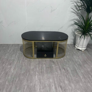 Alternative view of Bàn trà Oval mặt gỗ BT-S08