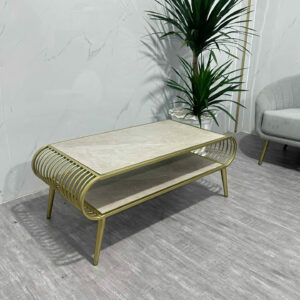 Bàn chữ nhật 2 tầng mặt gỗ BT-S23