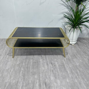 Alternative view of Bàn chữ nhật 2 tầng mặt gỗ BT-S23