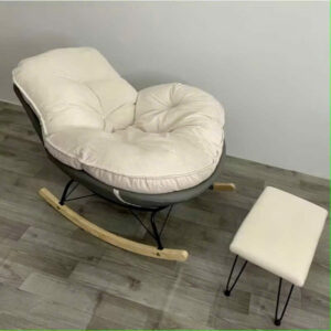 Ghế Bập Bênh Thư Giãn Chim Cánh Cụt Tặng Kèm Đôn VN2125