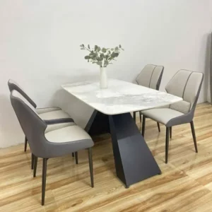 Bộ Bàn Ăn 4 ghế mặt đá nhập khẩu cao cấp BA-VN880