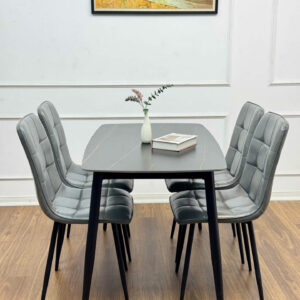 Alternative view of BỘ BÀN ĂN 4 GHẾ MẶT ĐÁ CERAMIC CAO CẤP VN0151