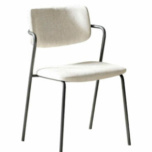 Alternative view of Ghế ăn bọc nệm chân sắt nhập khẩu VN-VS010