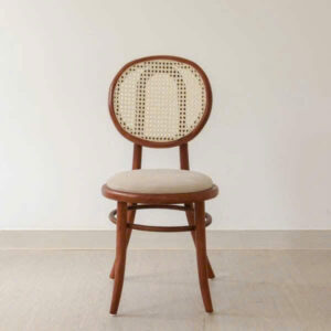 GHẾ GỖ ĐAN MÂY VN-TT668