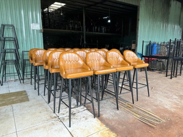 GHẾ CAFE GHẾ BAR BỌC DA CAO CẤP GA200