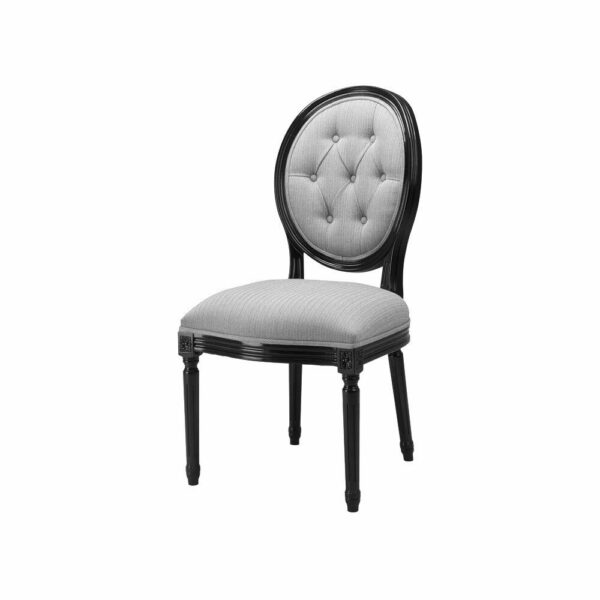 GHẾ LOUIS TRẮNG – ĐỆM DA XANH NGỌC CAO CẤP GL-XN025
