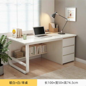 Alternative view of Bàn học mặt gỗ khung sắt , bàn làm việc BHS-AB1055