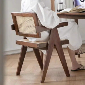 Alternative view of GHẾ ĐỖ ĐAN MÂY DECOR VN-TT333