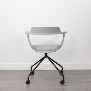 Alternative view of Ghế xoay có bánh xe di chuyển lưng nhựa PV-TT8226G