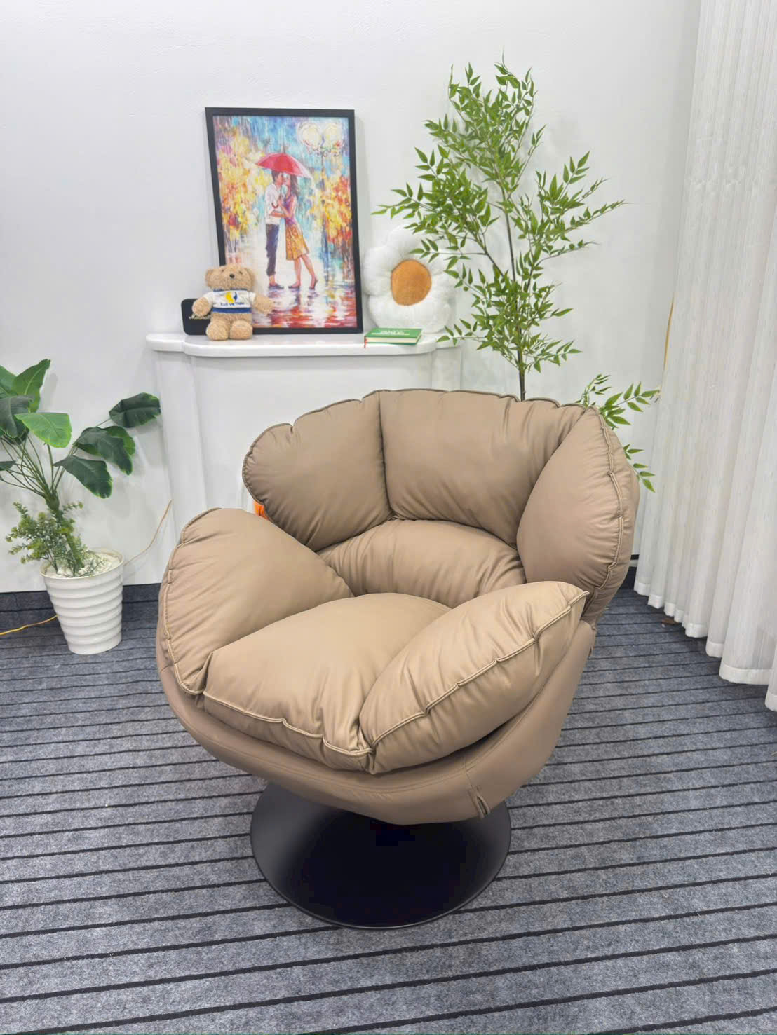 GHẾ THƯ GIÃN XOAY 360 ĐỘ PHONG CÁCH HÀN VN320 9 GHẾ THƯ GIÃN XOAY 360 ĐỘ PHONG CÁCH HÀN VN320 - Ảnh 7