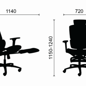 Alternative view of Ghế công thái học PV-M1103