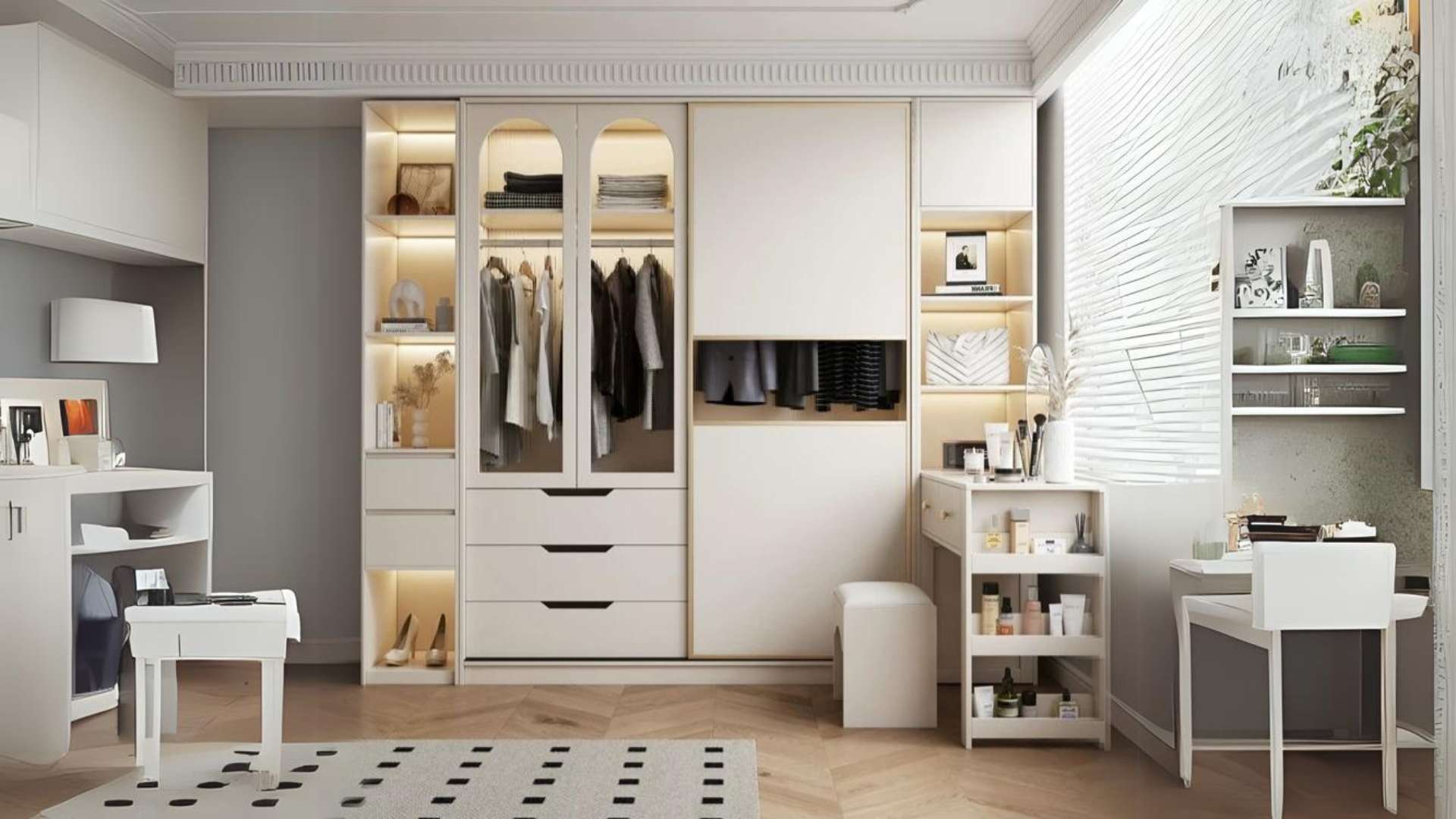 Tủ Quần Áo Thông Minh – Giải Pháp Tiết Kiệm Diện Tích Cho Nhà Phố Hiện Đại 11 Tủ Quần Áo Thông Minh – Kiến Tạo Không Gian Sống Lý Tưởng Cho Nhà Phố Hiện Đại