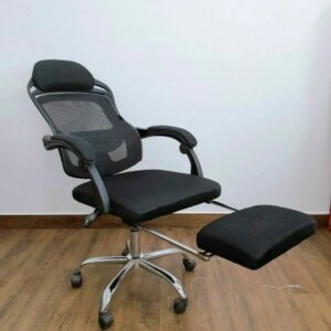 Alternative view of Ghế giám đốc lưới PV-H685 chân sắt mạ