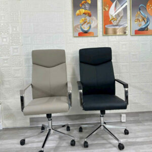 Alternative view of Ghế xoay lưng trung bọc da PV-DPD52