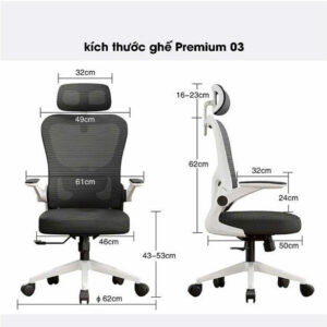 Alternative view of Ghế xoay văn phòng PV-VP034HS