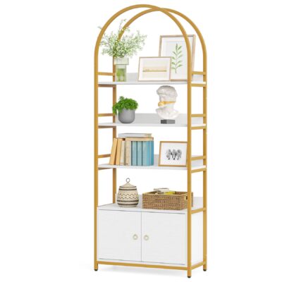 KỆ SÁCH - KỆ TRANG TRÍ KHUNG SẮT VÒNG CUNG KS-VN50 6 71GSSqG2EyL 1