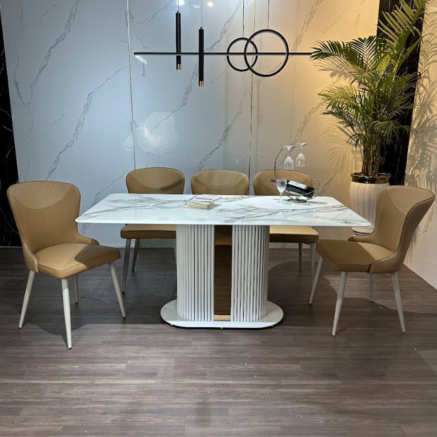 Bàn Ăn Mặt Đá Cao Cấp BA-018HS 8 Bàn Ăn Mặt Đá Cao Cấp BA-018HS - Ảnh 7