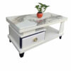 Bàn trà sofa phòng khách hiện đại mặt đá/mặt kính VN-BT105