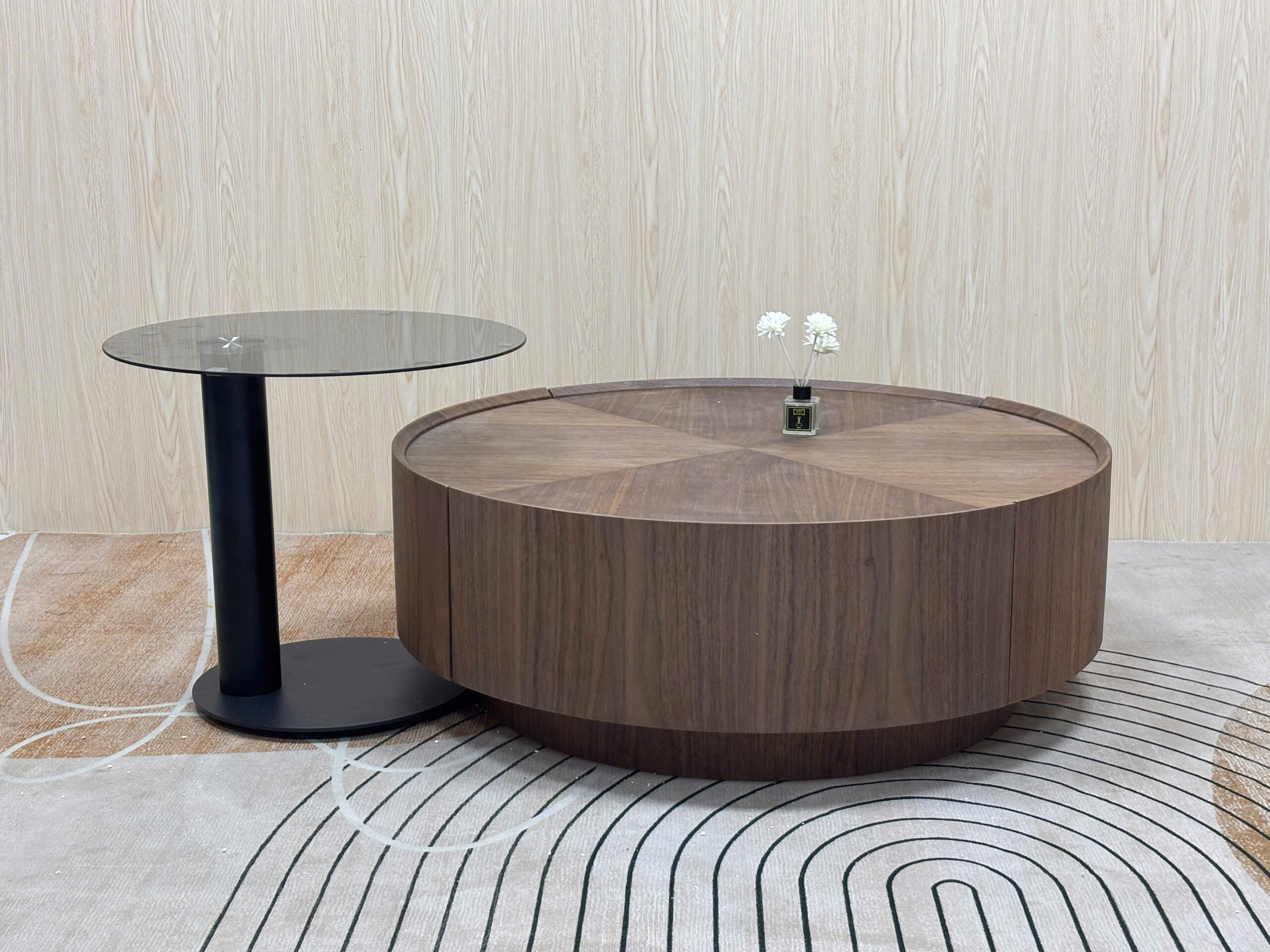 BÀN SOFA TRÒN NHẬP KHẨU CAO CẤP BT-AD560 5 BÀN SOFA TRÒN NHẬP KHẨU CAO CẤP BT-AD560 - Ảnh 4