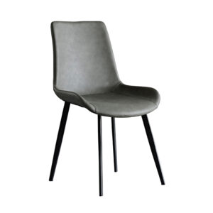 Ghế ăn nệm da chân sắt NELSON VN-GA606