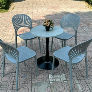 Alternative view of Bộ bàn ghế nhựa cho quán cafe VN-938