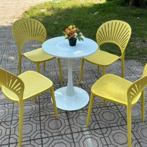 Bộ bàn ghế nhựa cho quán cafe VN-938