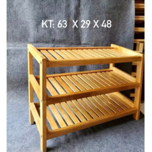 Alternative view of Kệ để giày dép , kệ dép 3- 4-5 tầng gỗ cao su Sơn PU VN-KD345