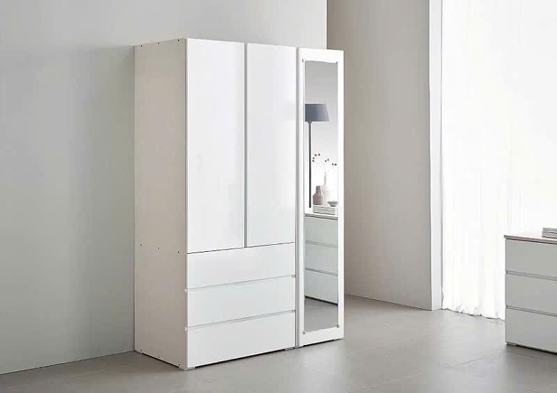 Tủ quần áo 3 cánh có gương soi TA-GS120 3 Tủ quần áo 3 cánh có gương soi TA-GS120