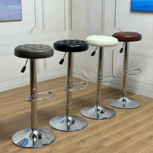 Alternative view of Ghế bar xoay múi mặt tròn nhiều màu VN-BAR220