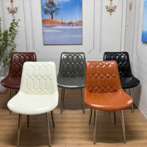 Alternative view of GHẾ ĂN FIONA CHÂN INOX TRẮNG VN-GAT802VT