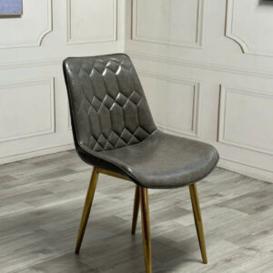 GHẾ ĂN FIONA CHÂN INOX MẠ VÀNG VN-GA802VT